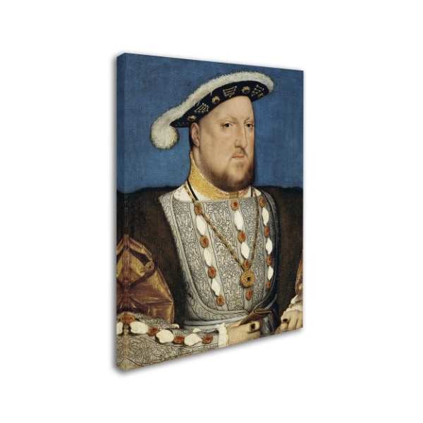 Hans Holbein 'Portrait Of Henry Viii Of England' Canvas Art,24x32